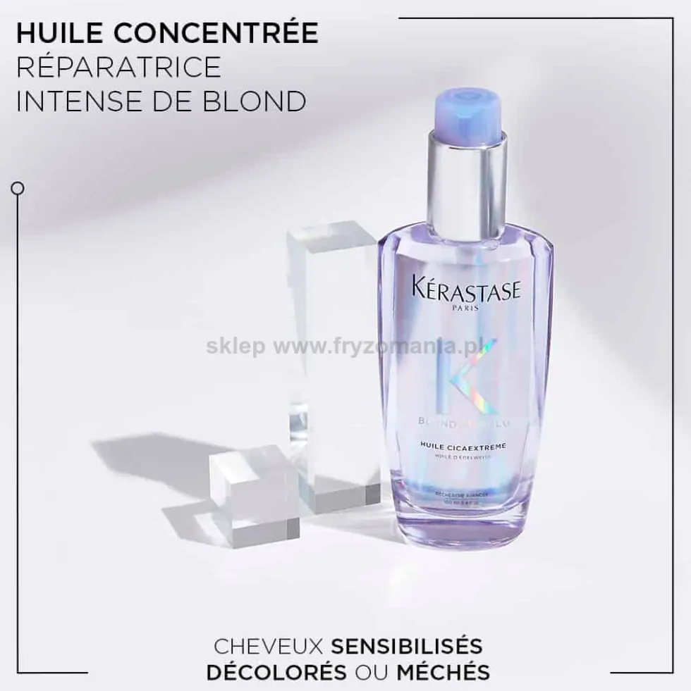 Kérastase Blond Absolu - zestaw do włosów blond szampon 250ml, odżywka 250ml i olejek 100ml