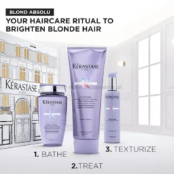Kérastase Blond Absolu - zestaw świąteczny szampon, odżywka 2x250ml + serum 150ml