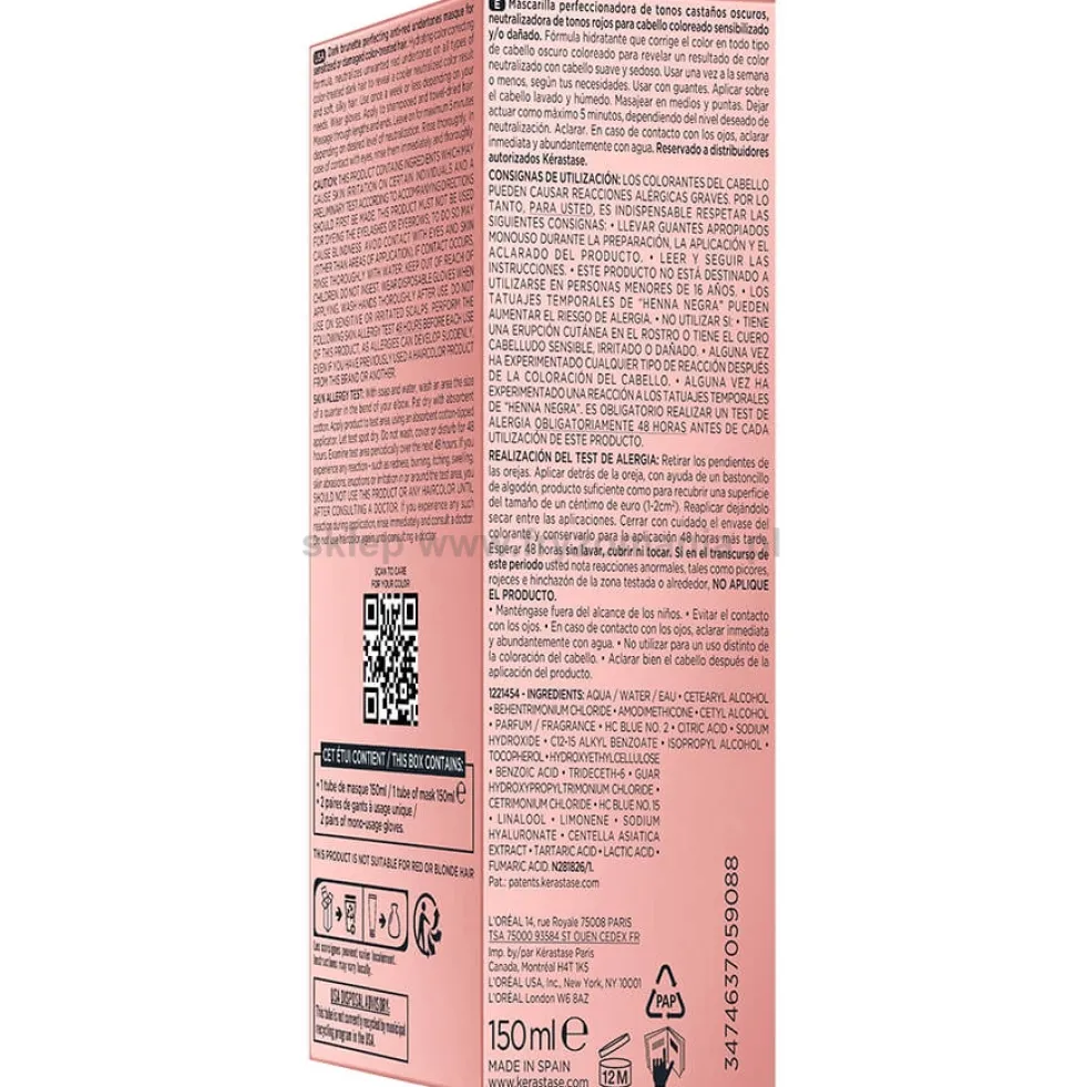 Kérastase Chroma Absolu Maska neutralizująca ciepłe odcienie do włosów ciemnych 150ml