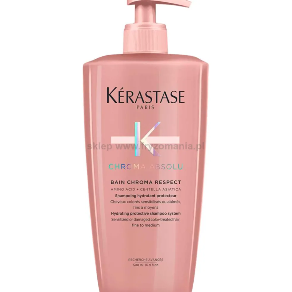 Kérastase Chroma Absolu Szampon nawilżający do włosów farbowanych i uwrażliwionych 500ml