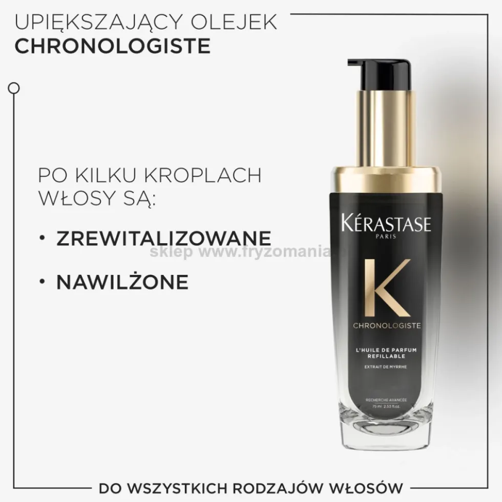 Kérastase Chronologiste Olejek rewitalizujący włosy, uzupełnienie 75ml