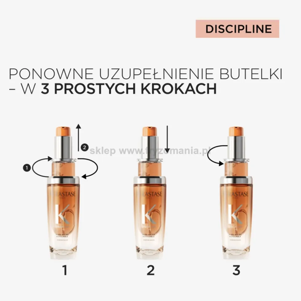 Kérastase Discipline Oleo-Relax Olejek do włosów puszących się, uzupełnienie 75ml