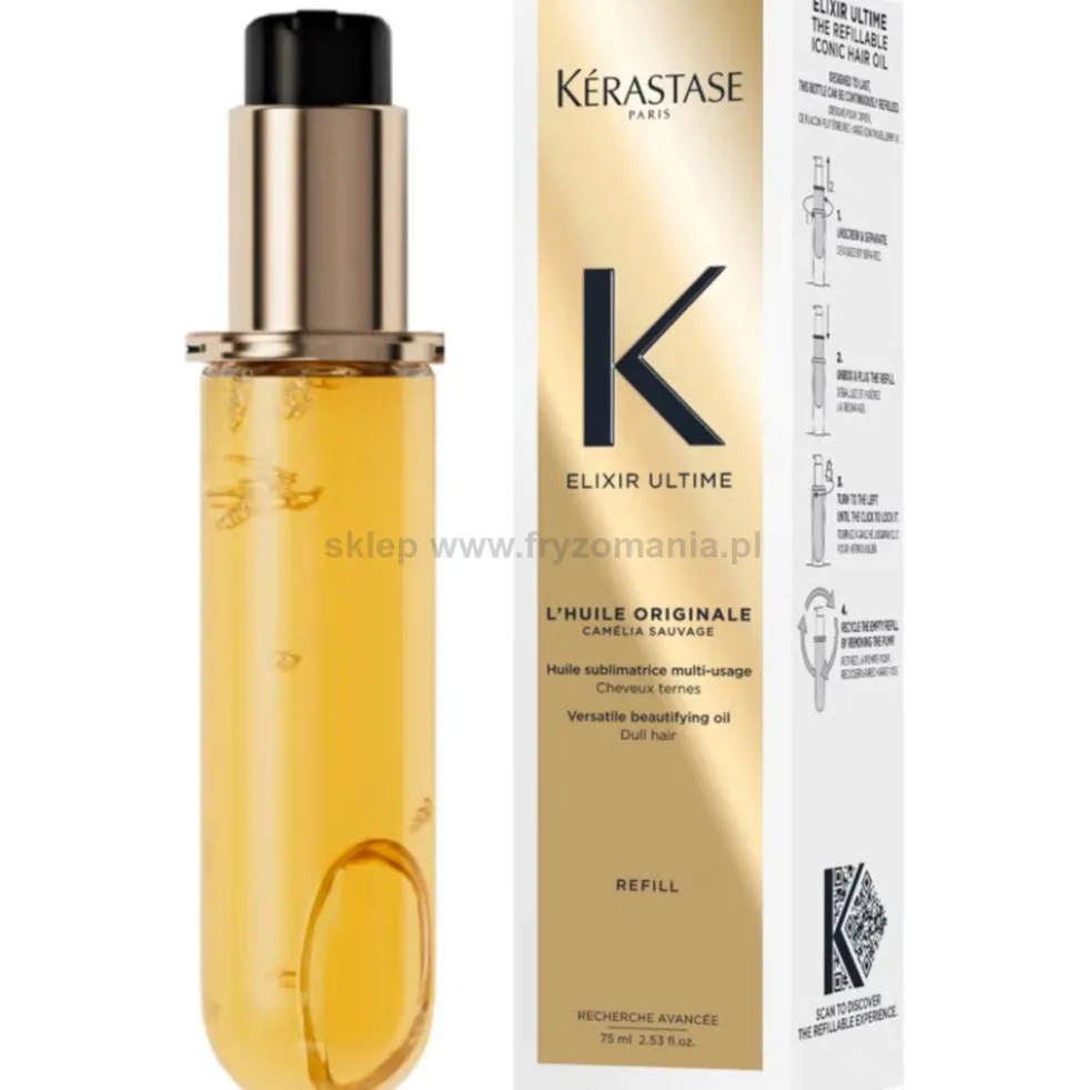 Kérastase Elixir Ultime L'Huile Originale Refill Olejek do włosów, uzupełnienie 75ml