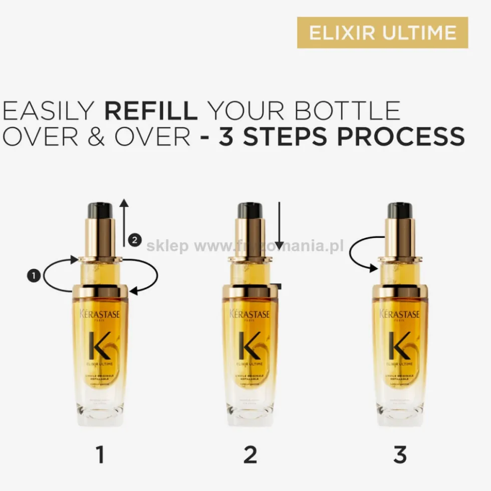 Kérastase Elixir Ultime L'Huile Originale Refill Olejek do włosów, uzupełnienie 75ml