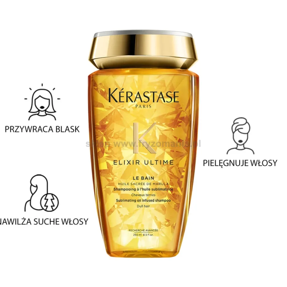 Kérastase Elixir Ultime - zestaw do pielęgnacji włosów szampon 250ml i maska 200ml