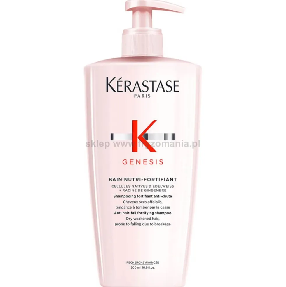 Kérastase Genesis Bain Nutri Fortifiant szampon odżywczy i przeciw utracie gęstości włosów 500ml