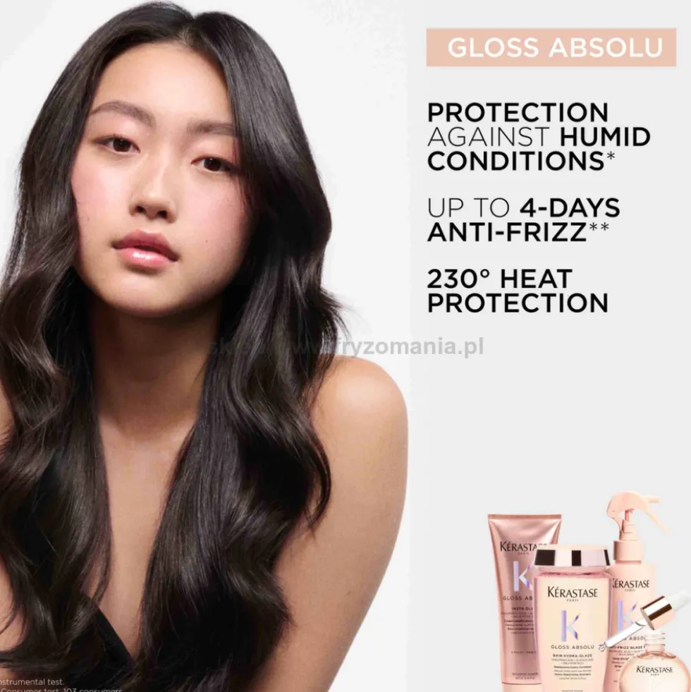 Kérastase Gloss Absolu Anti-frizz Glaze Milk Spray wygładzający do włosów długich 190ml
