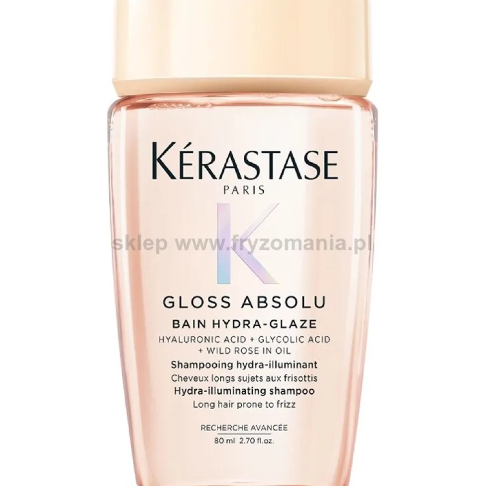 Kérastase Gloss Absolu - zestaw wiosenny do włosów szampon 80ml, odżywka 75ml i olejek 45ml