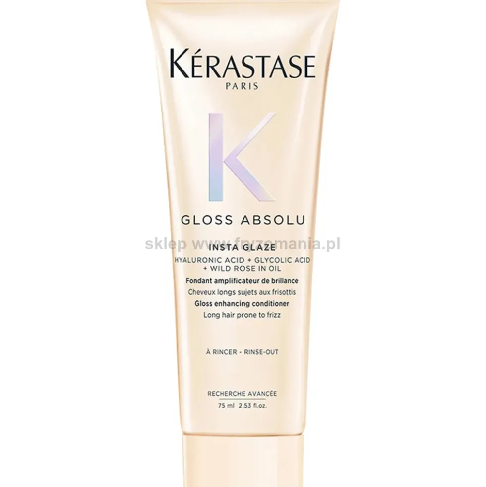Kérastase Gloss Absolu - zestaw wiosenny do włosów szampon 80ml, odżywka 75ml i olejek 45ml