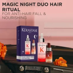 Kérastase Magic Night Duo - zestaw na noc 2x serum do włosów 8H Magic Night 30ml i Genesis 90ml