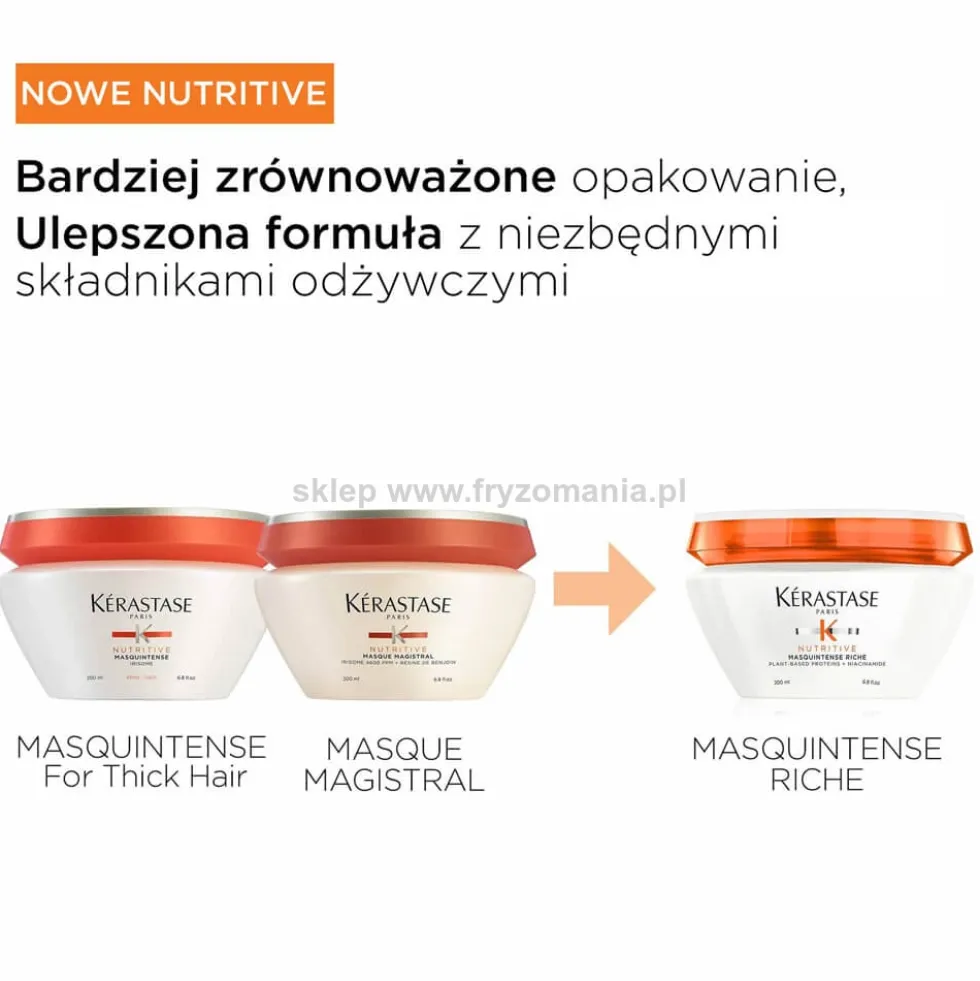 Kérastase Nutritive Masquintense Riche Maska do włosów suchych, normalnych i grubych 200ml