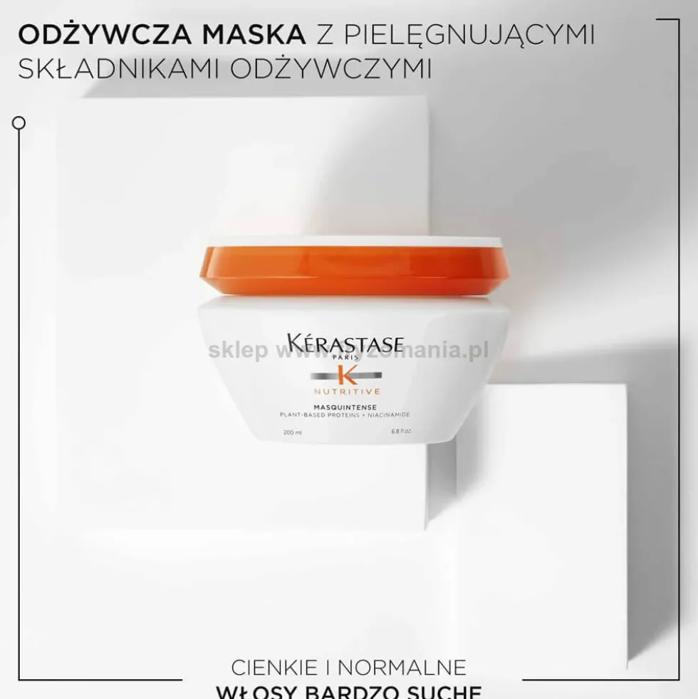 Kérastase Nutritive Masquintense Maska nawilżająca do włosów suchych i cienkich 200ml