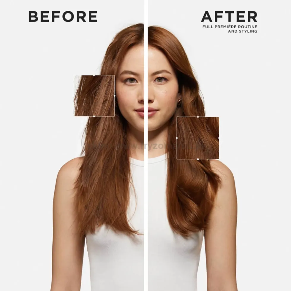 Kérastase Premiere - zestaw wiosenny do włosów zniszczonych szampon 250ml, odżywka 200ml i koncentrat 45ml