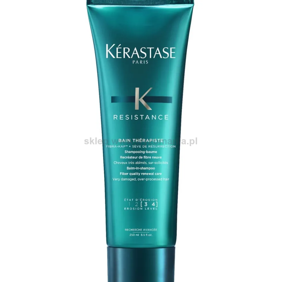 Kérastase Resistance Therapiste - zestaw do włosów suchych i zniszczonych szampon 250ml, odżywka 200ml i serum 30ml