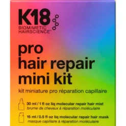 K18 Repair Mini Kit - zestaw naprawczy do włosów maska 15ml i spray 30ml
