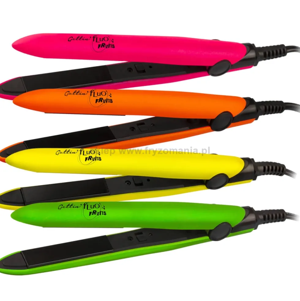 Labor Pro Gettin Fluo Fruits Mini Prostownica do włosów, różne kolory