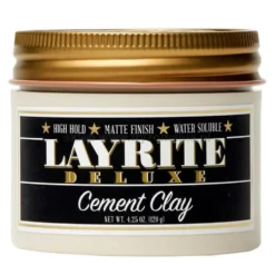 Layrite Cement Clay Pomada do włosów o mocnym utrwaleniu i matowym wykończeniu 120g