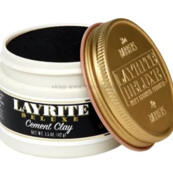 Layrite Cement Clay Pomada do włosów o mocnym utrwaleniu i matowym wykończeniu 42g