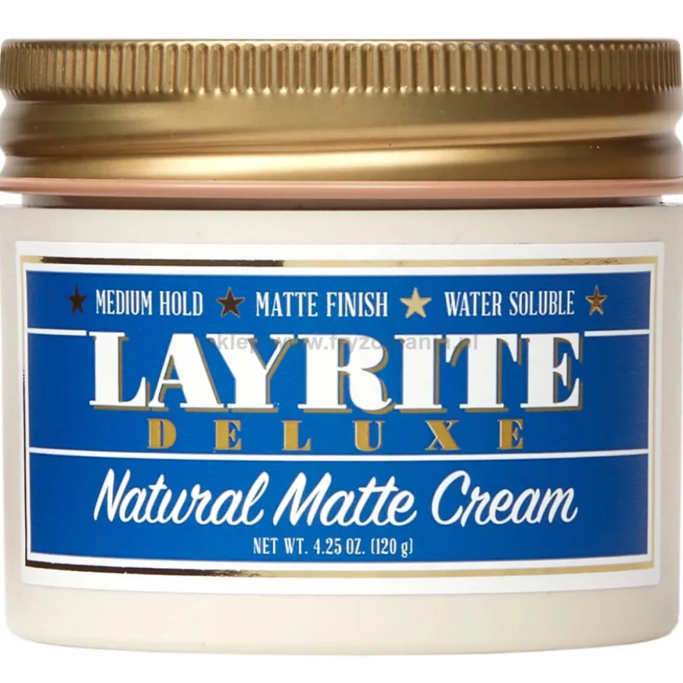 Layrite Natural Matte Pomada do włosów o średnim utrwaleniu i matowym wykończeniu 120g