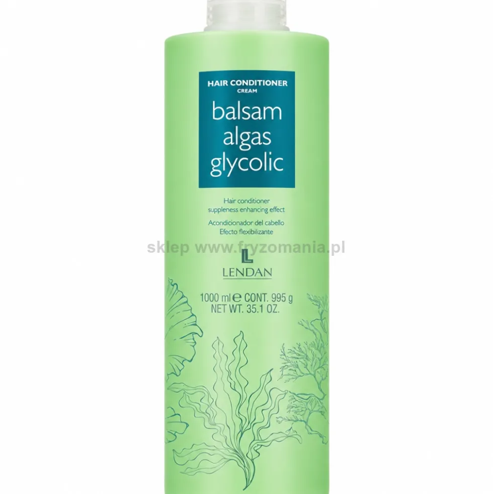 Lendan Algas Glycolic Balsam do włosów po zabiegach chemicznych 1000ml