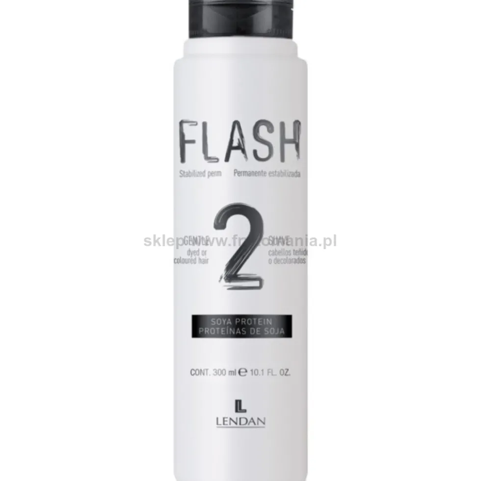 Lendan Flash 2 Gentle płyn do trwałej ondulacji do włosów rozjaśnianych 300ml