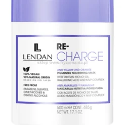 Lendan Re-charge Anti-yellow Maska do włosów blond i rozjaśnianych 500ml