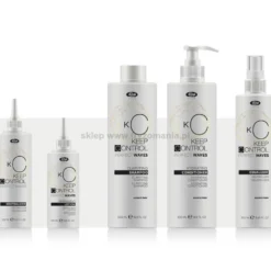Lisap Keep Control Natural Waves - zestaw do trwałej ondulacji włosów szampon 500ml, odżywka 500ml, equalizer 100ml, nautralizer 150ml i lotion 100ml
