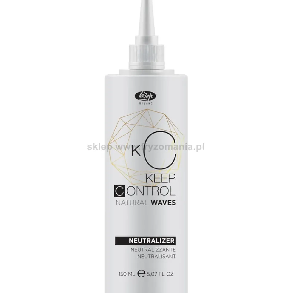 Lisap Keep Control Natural Waves - zestaw do trwałej ondulacji włosów szampon 500ml, odżywka 500ml, equalizer 100ml, nautralizer 150ml i lotion 100ml