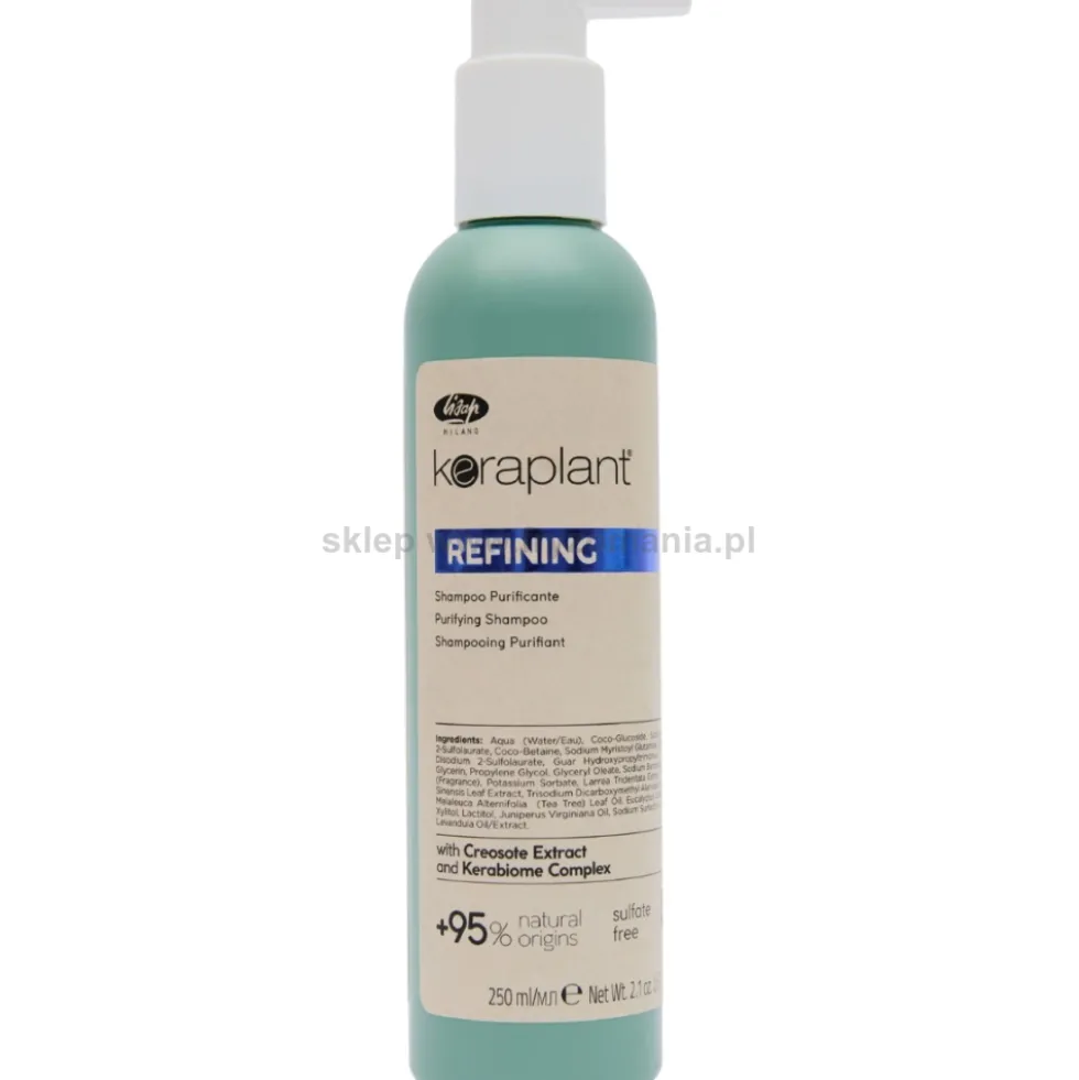 Lisap Keraplant Refining szampon oczyszczający do włosów ze skłonnością do łupieżu 250ml