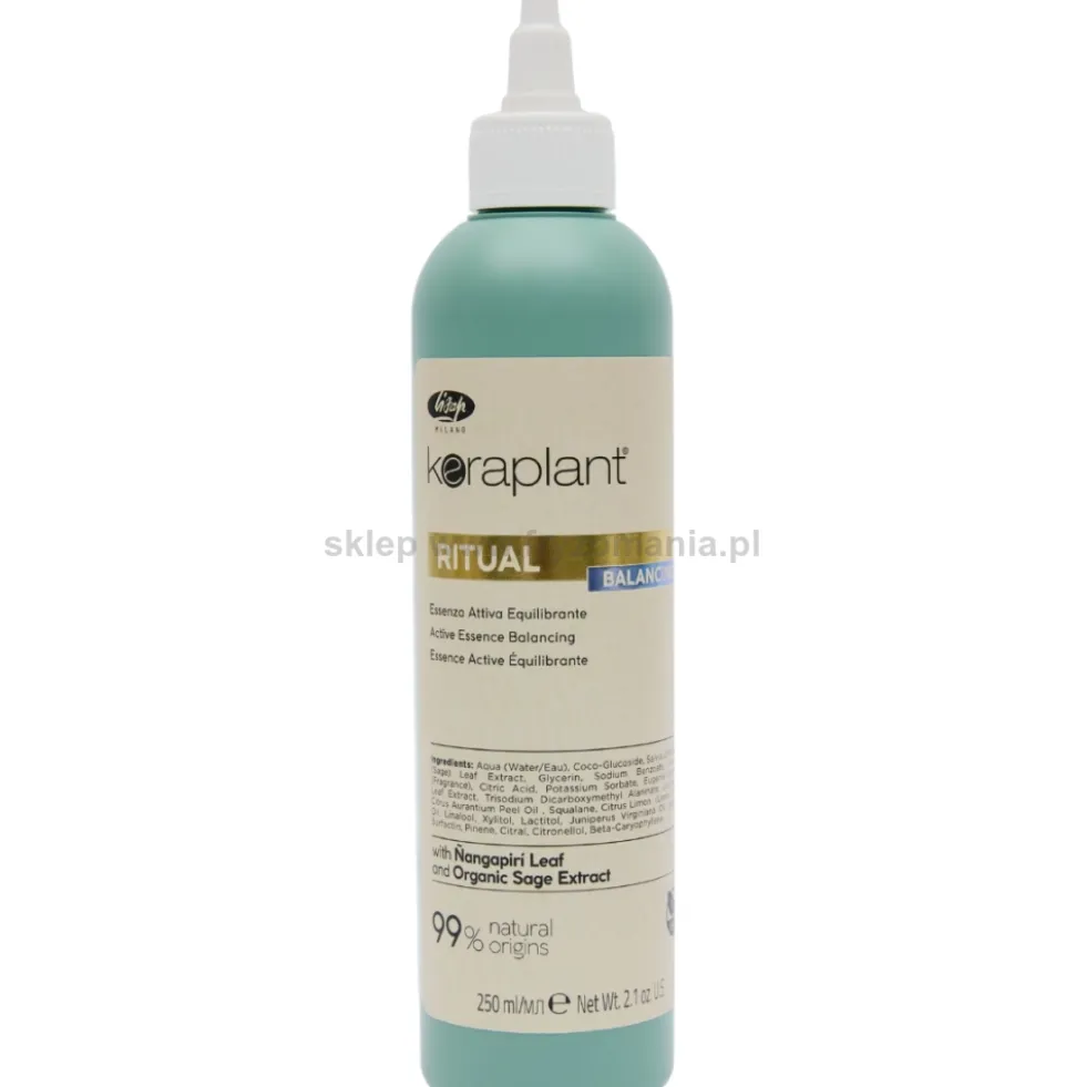 Lisap Keraplant Ritual Balancing esencja regulująca do skóry głowy z tendencją do przetłuszczania 250ml