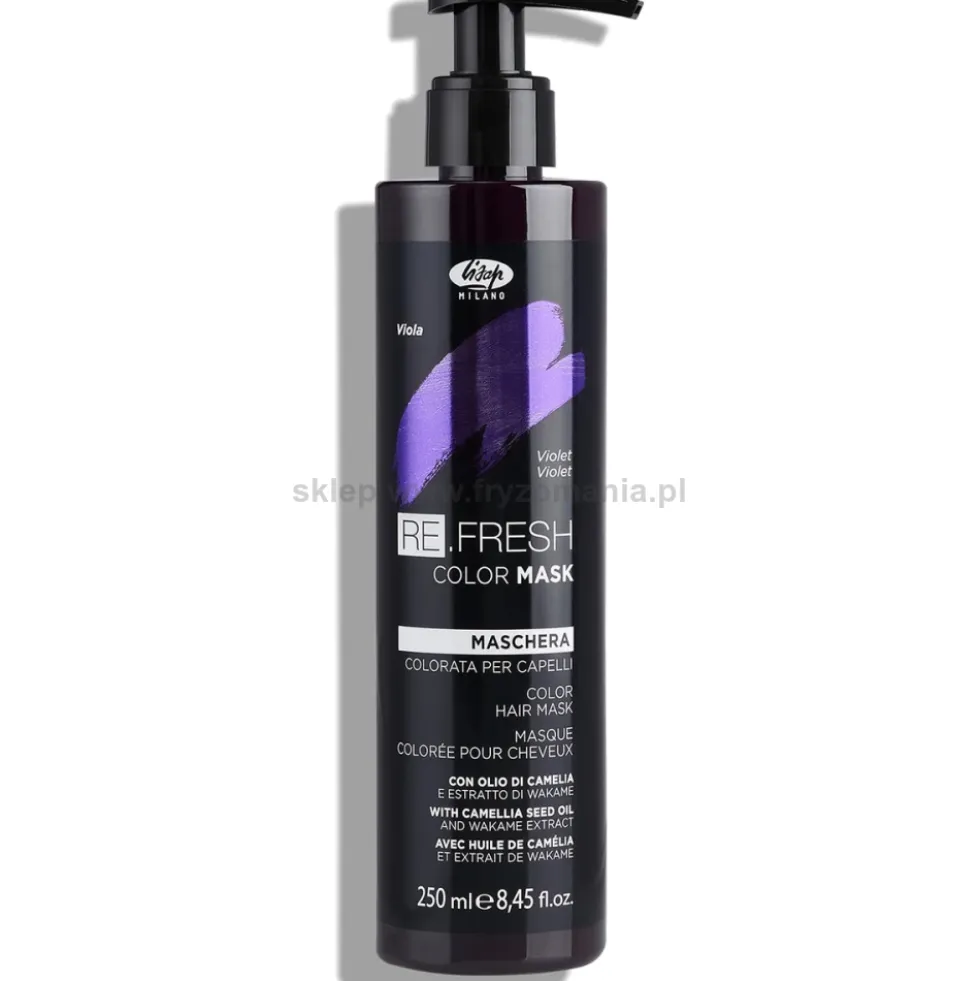 Lisap Re.Fresh Color Maska koloryzująca do włosów, różne kolory 250ml