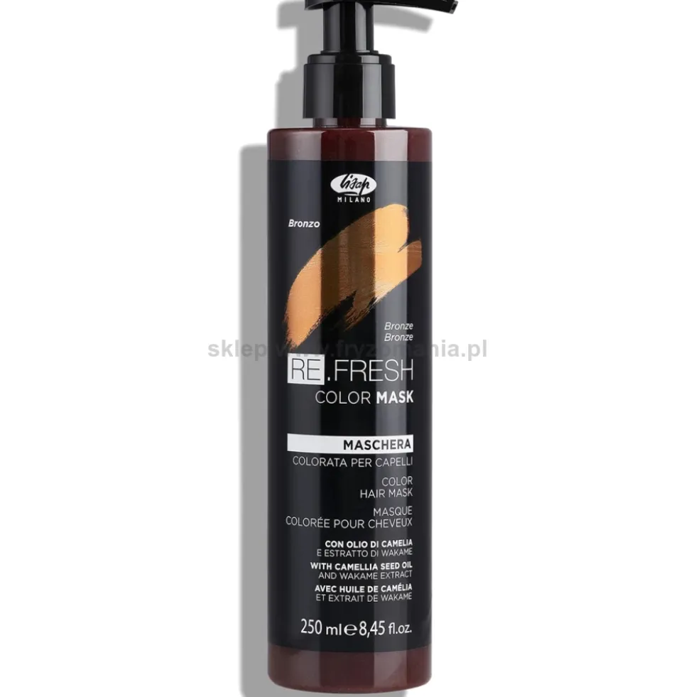 Lisap Re.Fresh Color Maska koloryzująca do włosów, różne kolory 250ml