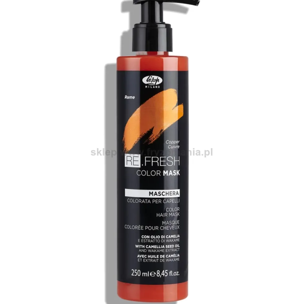 Lisap Re.Fresh Color Maska koloryzująca do włosów, różne kolory 250ml