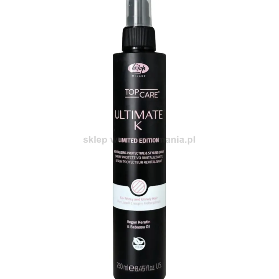 Lisap Ultimate Straight Fluid spray do prostowania włosów 250ml (Limited Edition)