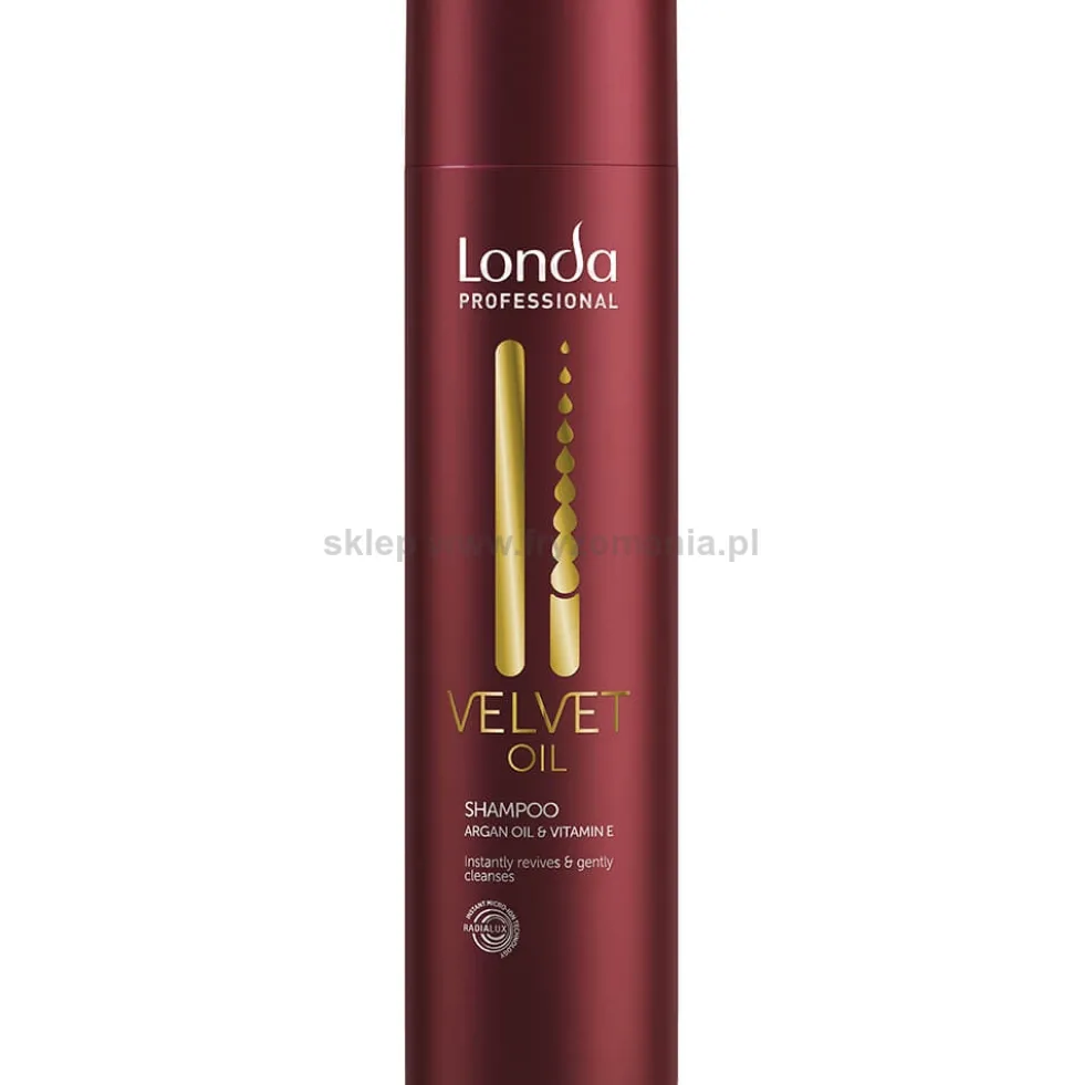 Londa Professional Velvet Oil Szampon do włosów z olejkiem arganowym, przywracający energię 250ml