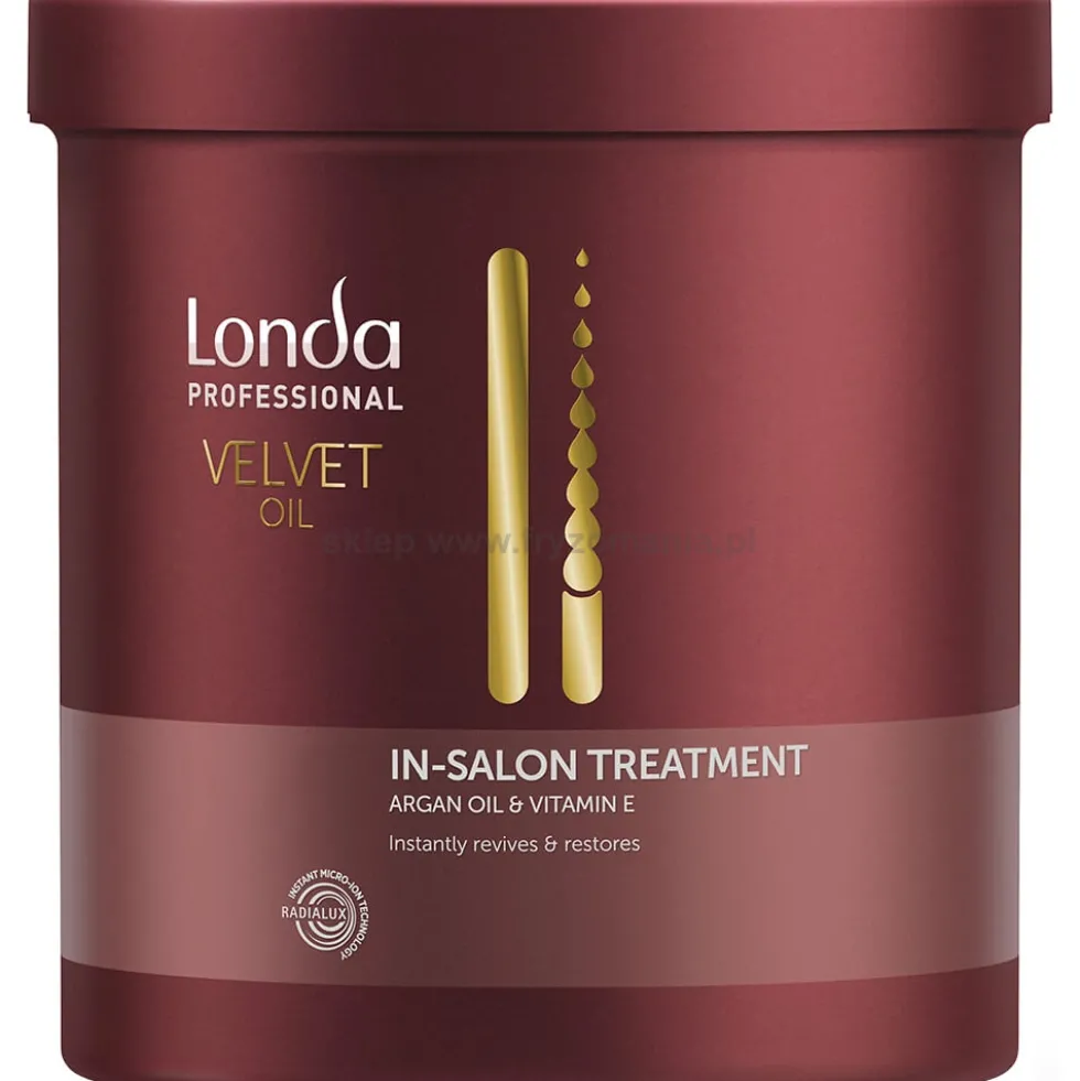 Londa Professional Velvet Oil Maska do włosów z olejkiem arganowym, dodająca blasku 750ml