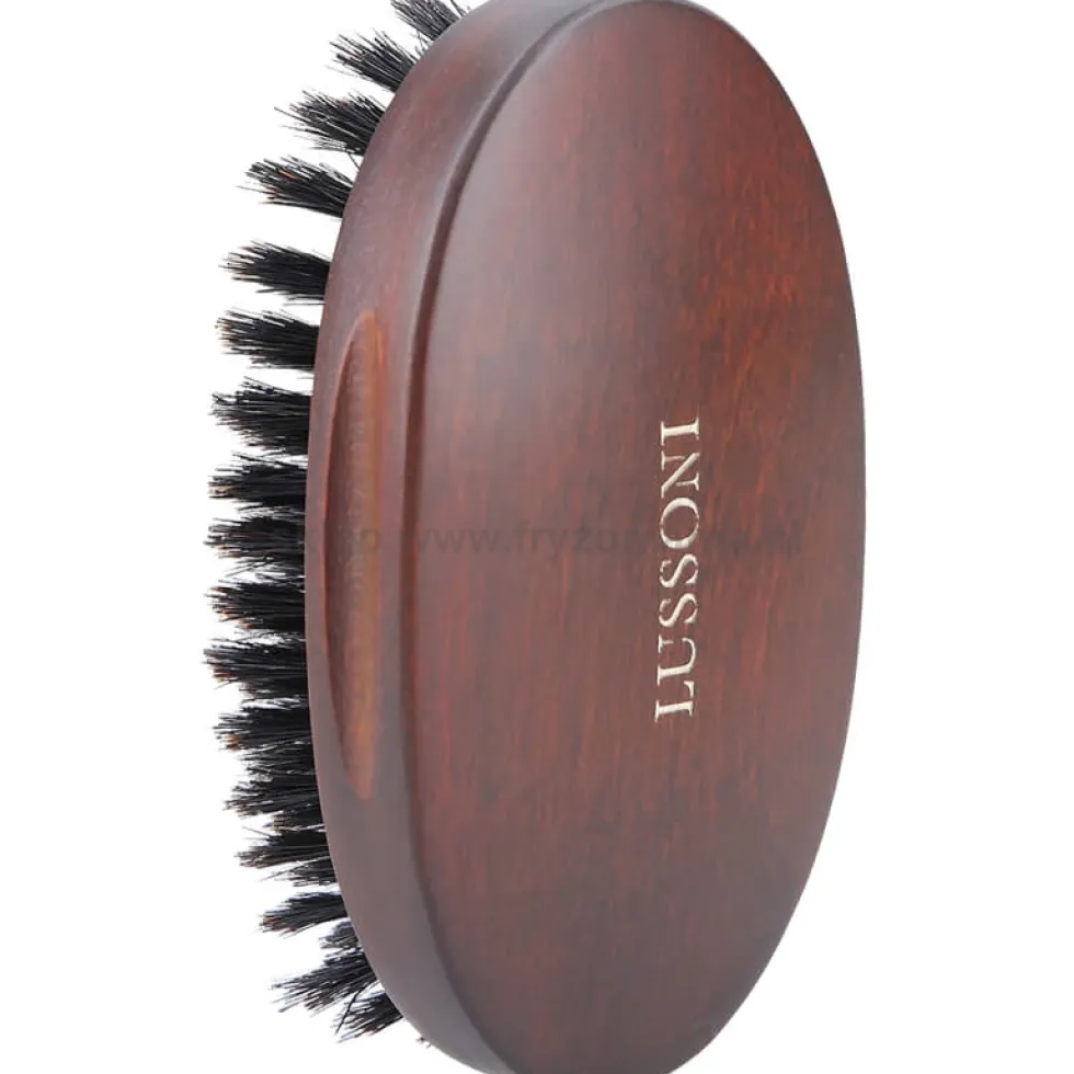 Lussoni Natural Beard Brush Oval Kartacz do brody z włosiem dzika