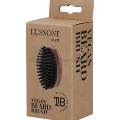 Lussoni Vegan Beard Brush Oval Kartacz do brody z wegańskim włosiem