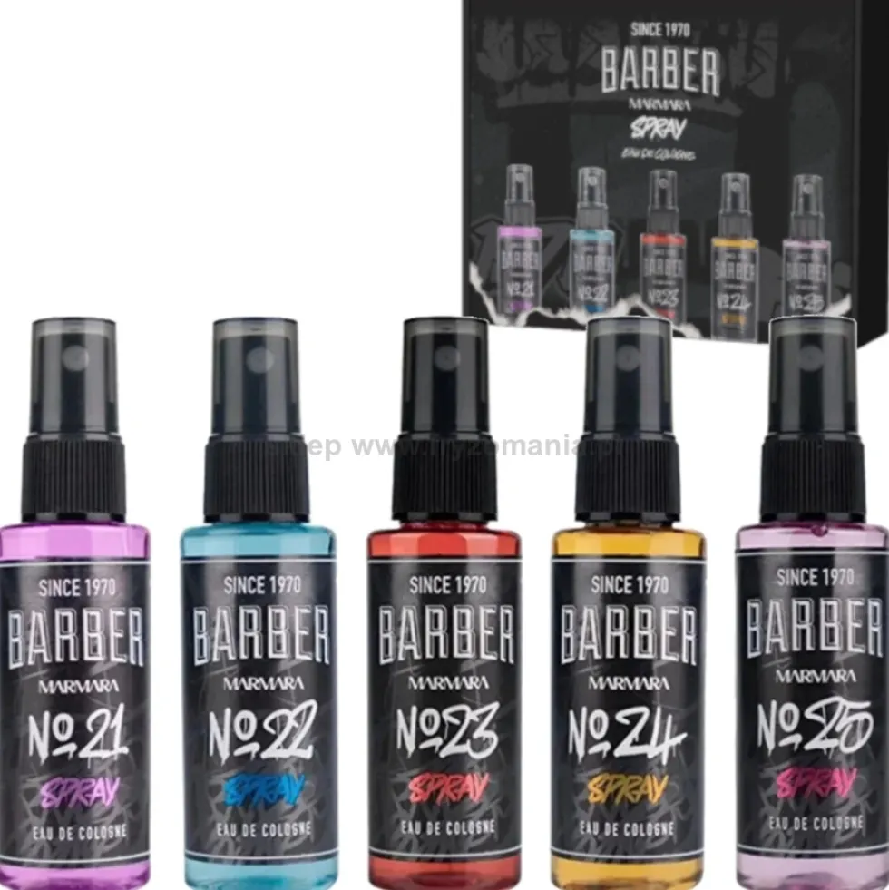 Marmara Barber Mix Set Spray zestaw wód kolońskich 5x50ml