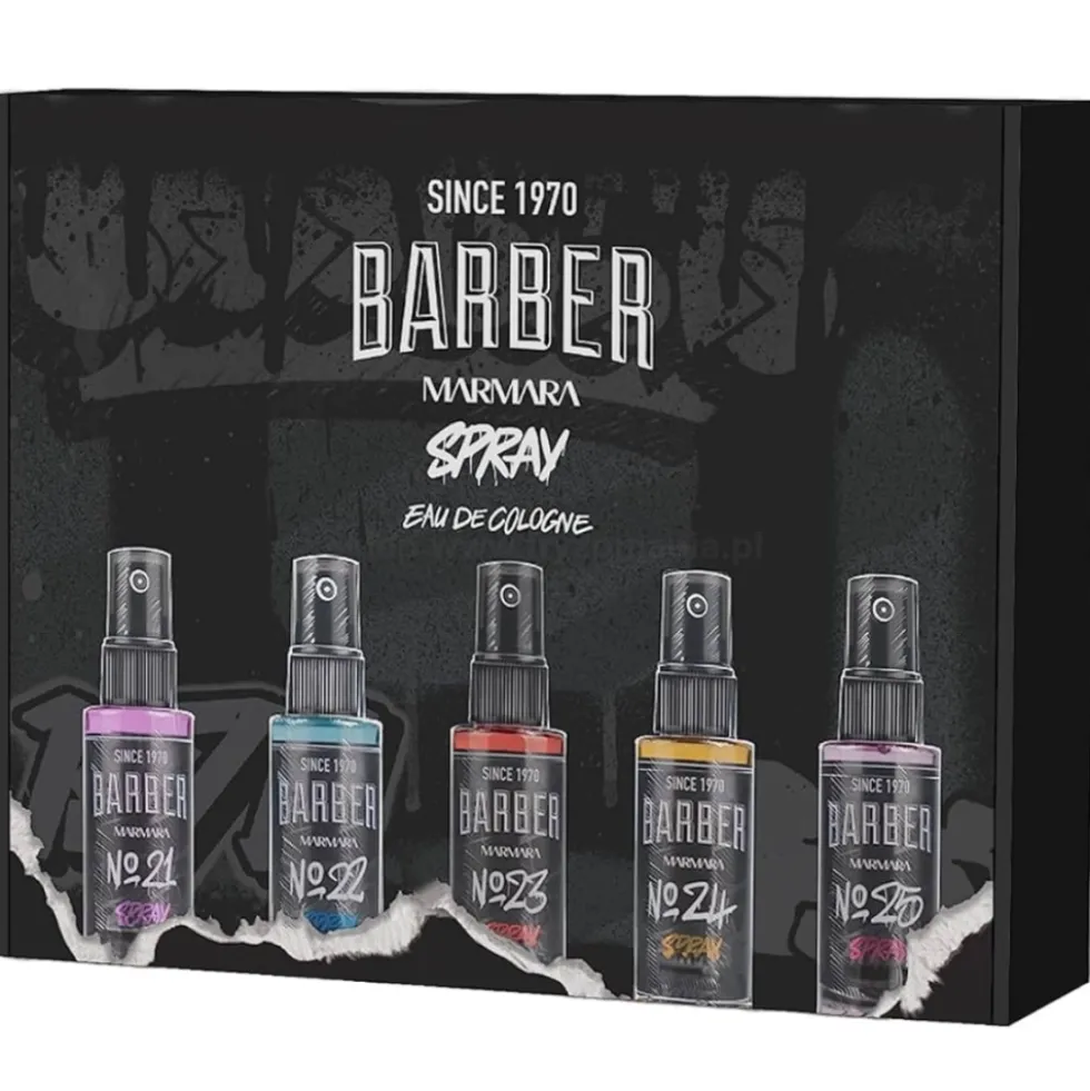 Marmara Barber Mix Set Spray zestaw wód kolońskich 5x50ml