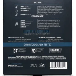 Masveri Detox Body Mydło w kostce do ciała dla mężczyzn 100g