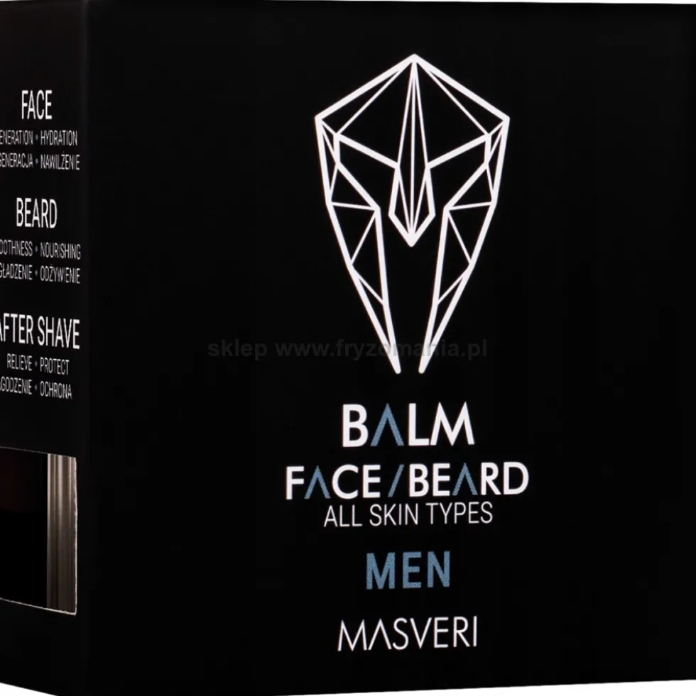 Masveri Face/Beard Balsam do brody i skóry twarzy dla mężczyzn 50ml