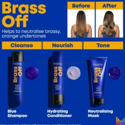 Matrix Brass Off Szampon ochładzający kolor włosów 300ml