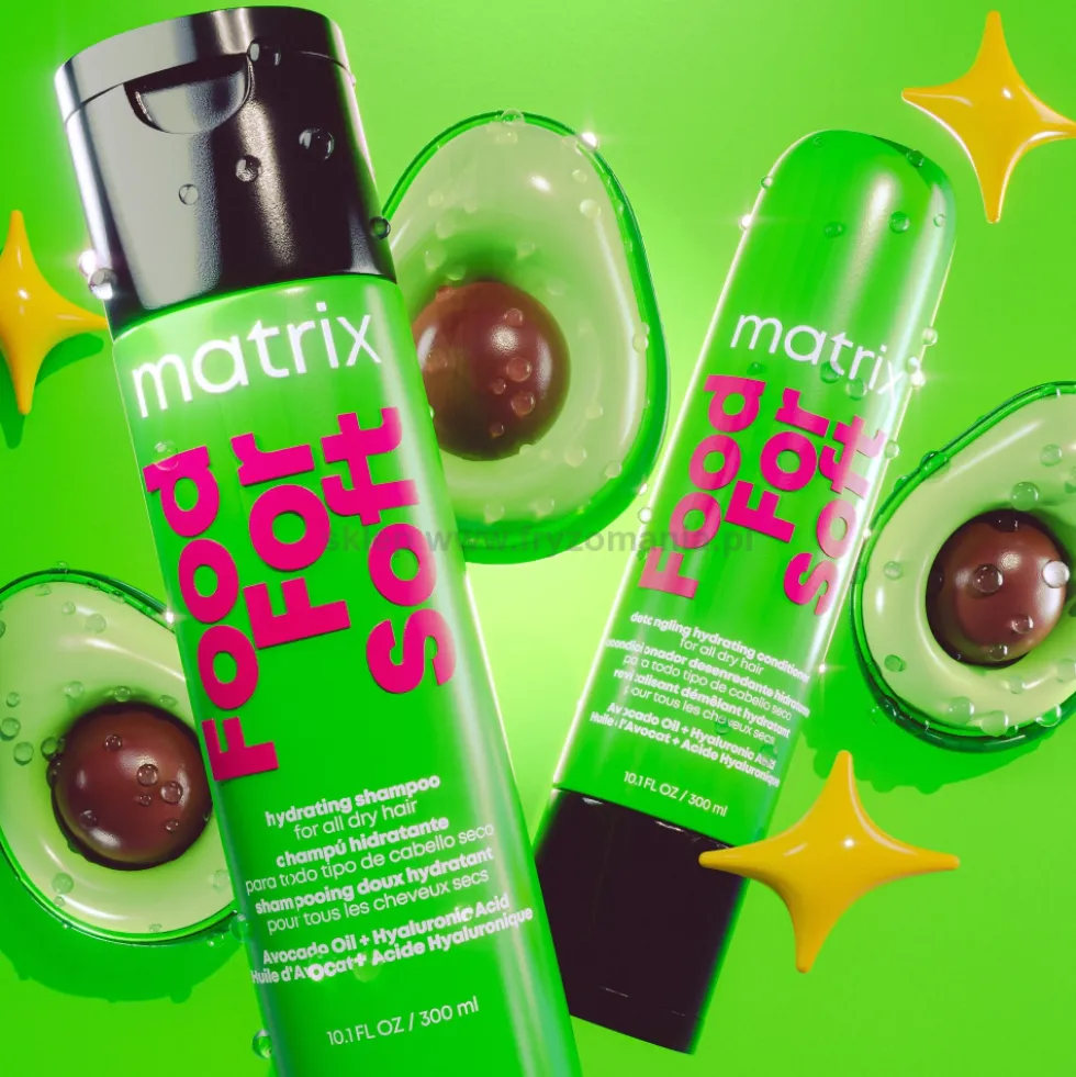 Matrix Food For Soft - zestaw upominkowy szampon, odżywka 2x300ml + prezent Miracle Creator 45ml