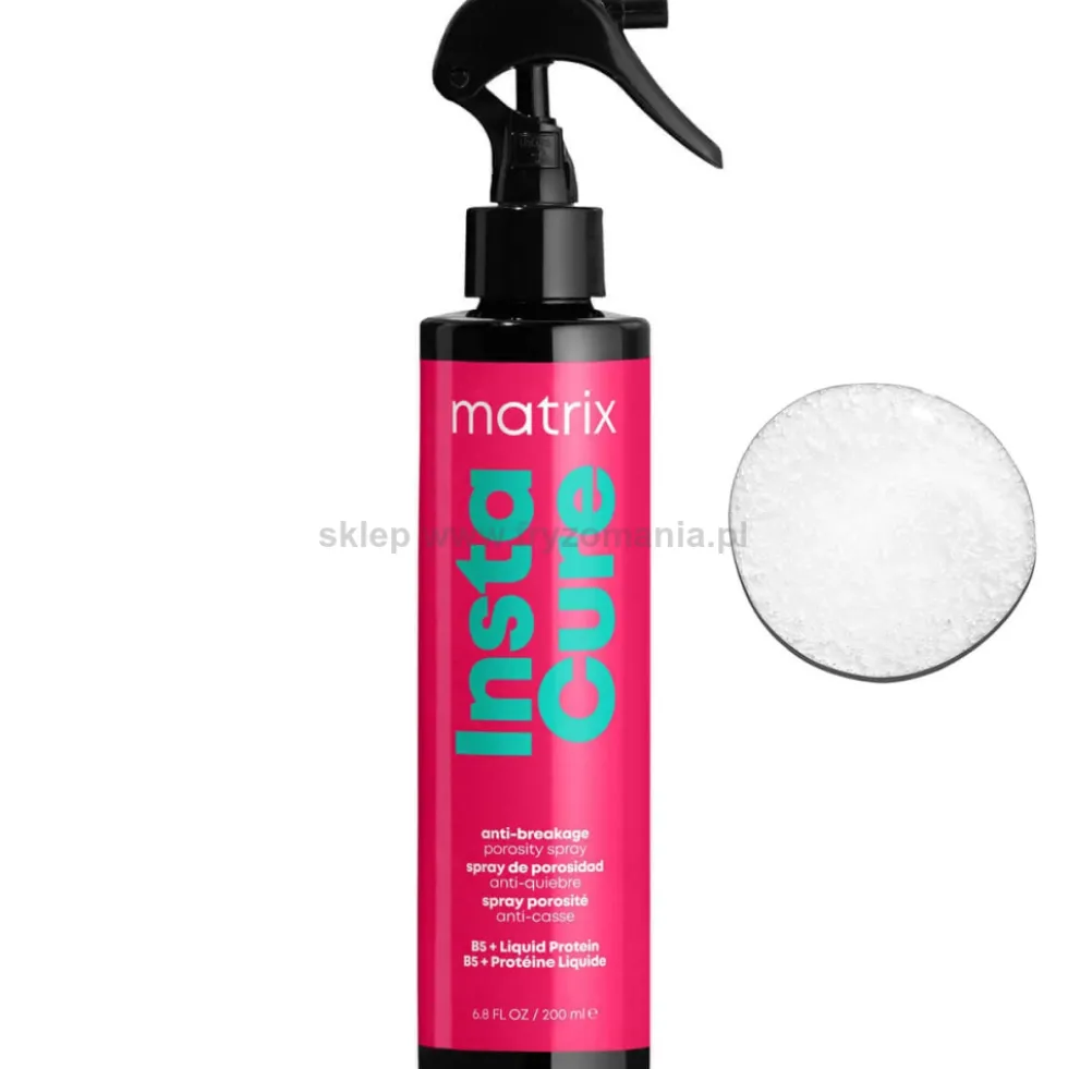 Matrix Instacure - zestaw wzmacniający włosy szampon 300ml, odżywka 300ml i spray 200ml