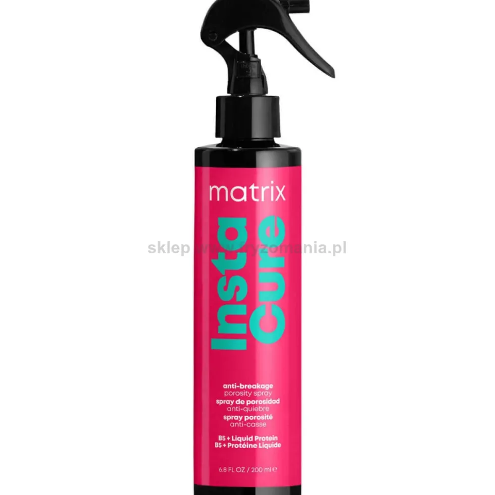 Matrix Instacure - zestaw wzmacniający włosy szampon 300ml, odżywka 300ml i spray 200ml