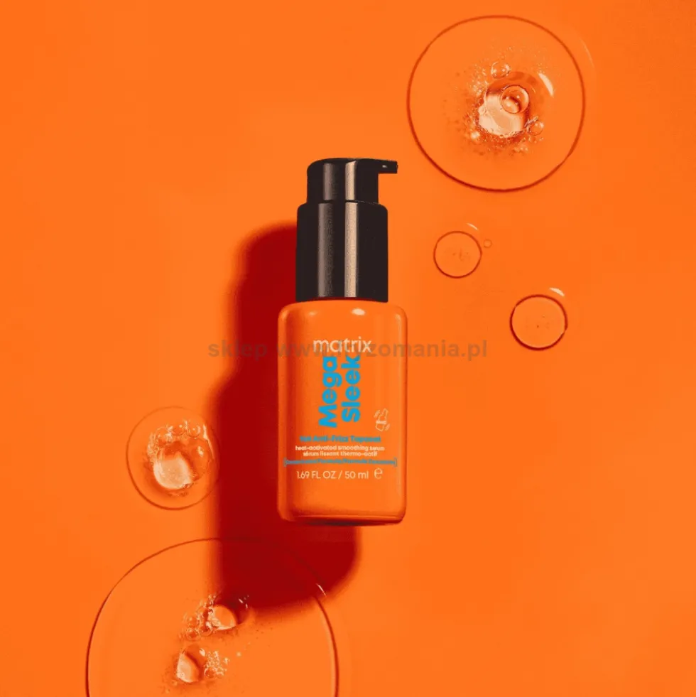 Matrix Mega Sleek 96H Anti-Frizz Topcoat Serum wygładzające włosy 30ml