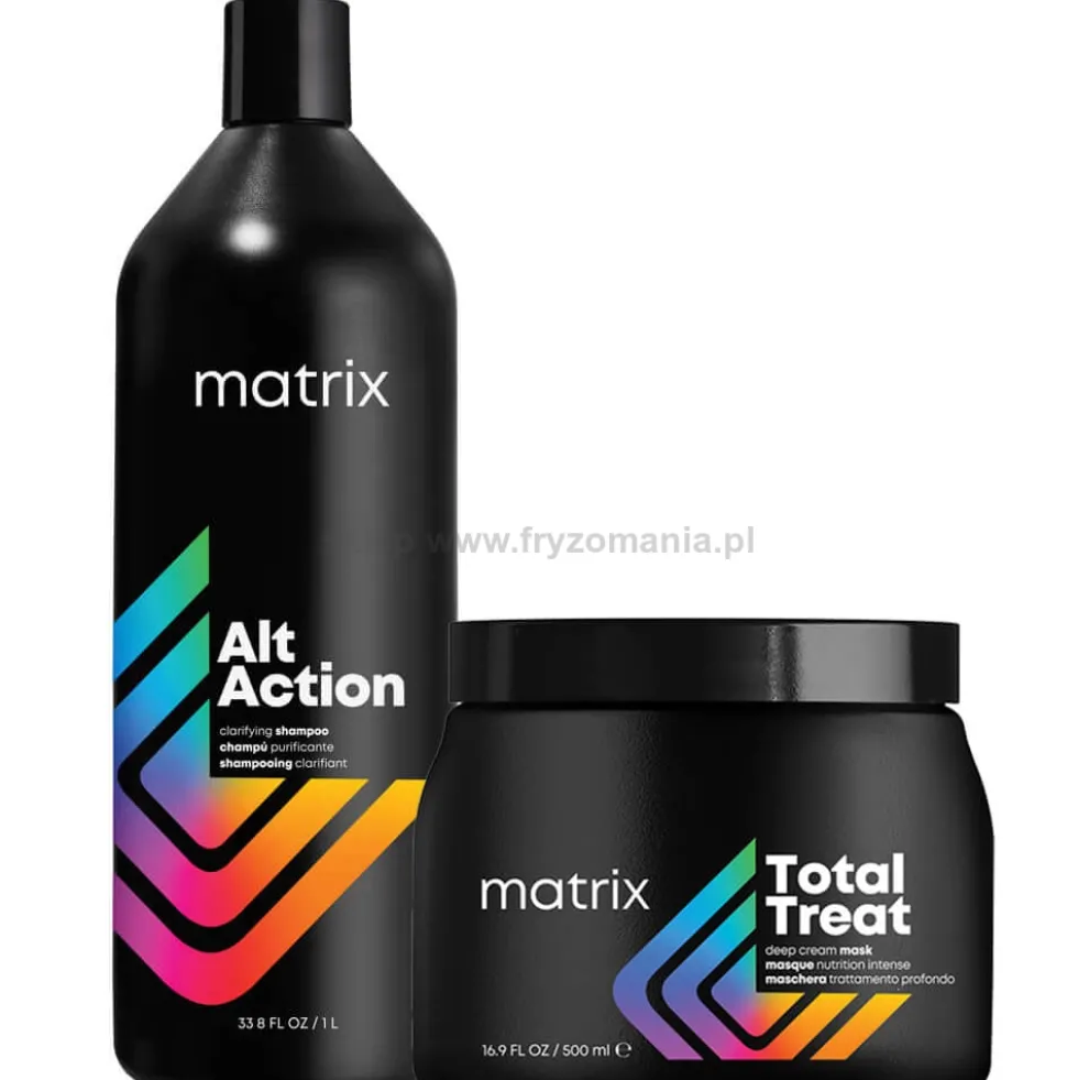 Matrix Pro Backbar - zestaw odżywczo oczyszczający do włosów szampon 1000ml i maska 500ml