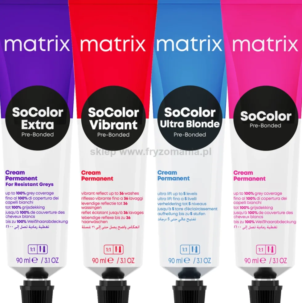 Matrix SoColor Pre-bonded farba do trwałej koloryzacji 90ml