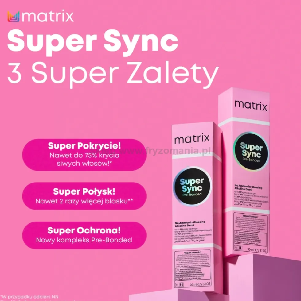 Matrix Super Sync Pre-bonded Toner do włosów bez amoniaku 90ml
